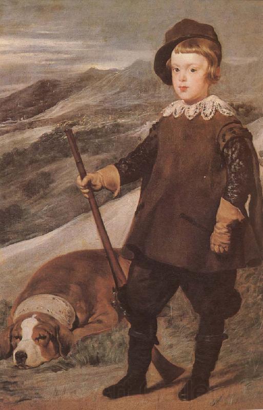 VELAZQUEZ, Diego Rodriguez de Silva y Detail of Prince Spain oil painting art